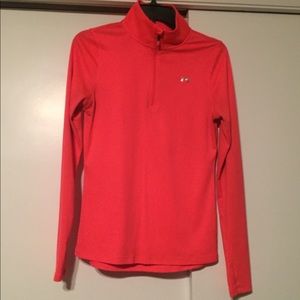 Neon color  under Armour quarter zip! Worn twice!